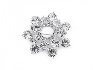 Brož / svatební ozdoba na kytice