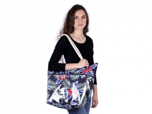 Letní / plážová taška květy 41x51 cm