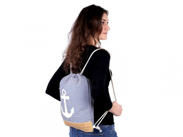 Vak na záda námořnický kotva 32x42 cm