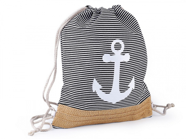 Vak na záda námořnický kotva 32x42 cm