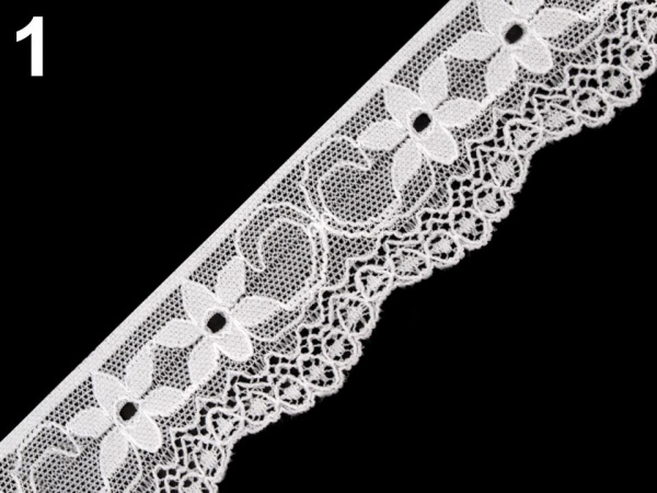 Elastická krajka šíře 35 mm