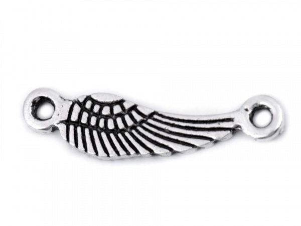 Ozdobný díl andělské křídlo 5x20 mm