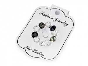 Brož s broušenými kamínky