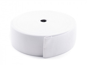 Pruženka hladká šíře 80 mm galonová bíla a černá POL