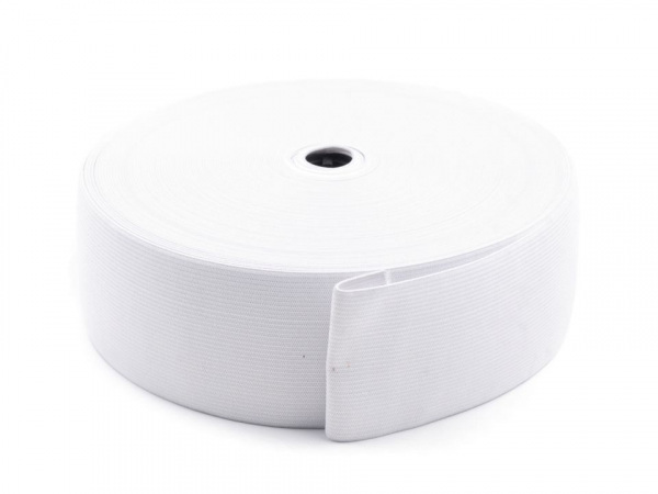 Pruženka hladká šíře 80 mm galonová bíla a černá POL