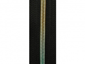 Duhový zip spirálový šíře 3 mm metráž