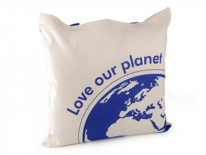 Textilní taška bavlněná 40x42 cm svět, strom