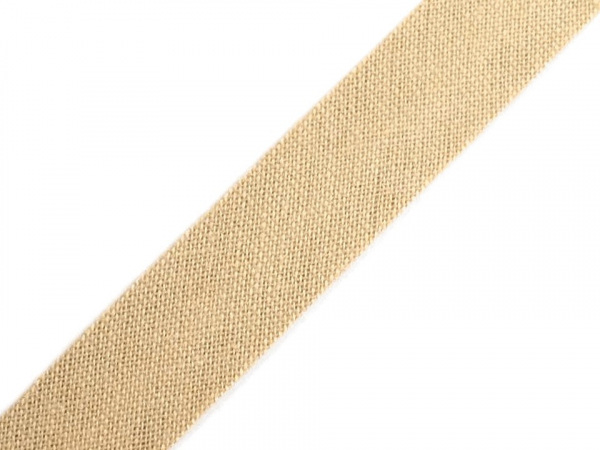 Šikmý proužek bavlněný šíře 14 mm zažehlený