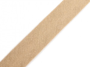 Šikmý proužek bavlněný šíře 14 mm zažehlený