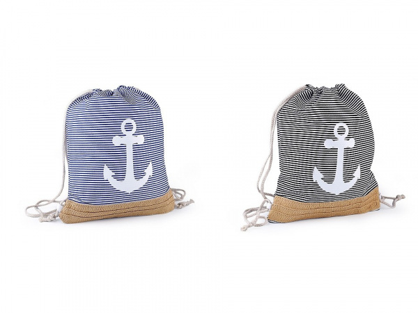 Vak na záda námořnický kotva 32x42 cm