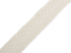 Šikmý proužek bavlněný šíře 14 mm zažehlený