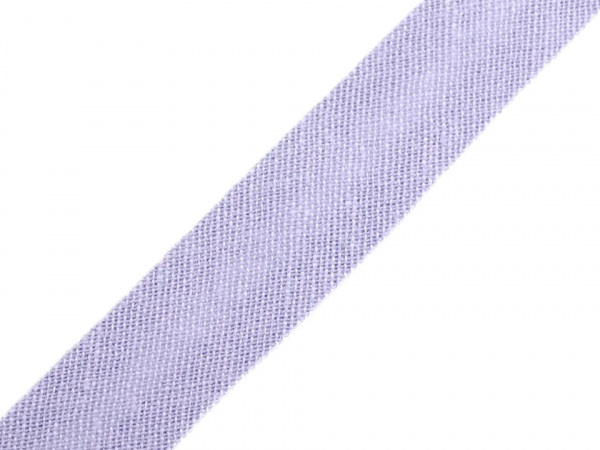 Šikmý proužek bavlněný šíře 14 mm zažehlený
