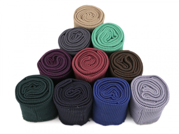 Elastické náplety šíře 7 cm sada (2x rukáv, 1x pás)