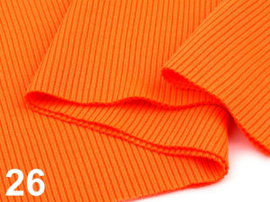 Elastický náplet žebrovaný 15x80 cm