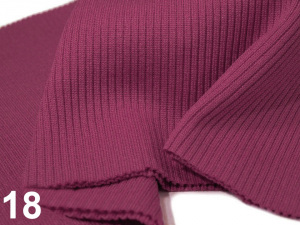 Elastický náplet žebrovaný 15x80 cm