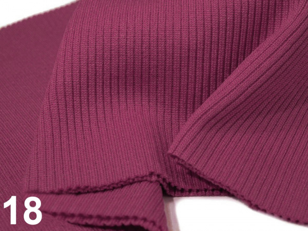 Elastický náplet žebrovaný 15x80 cm