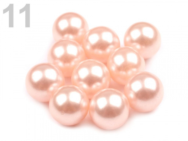 Dekorační kuličky / perly bez dírek Ø10 mm
