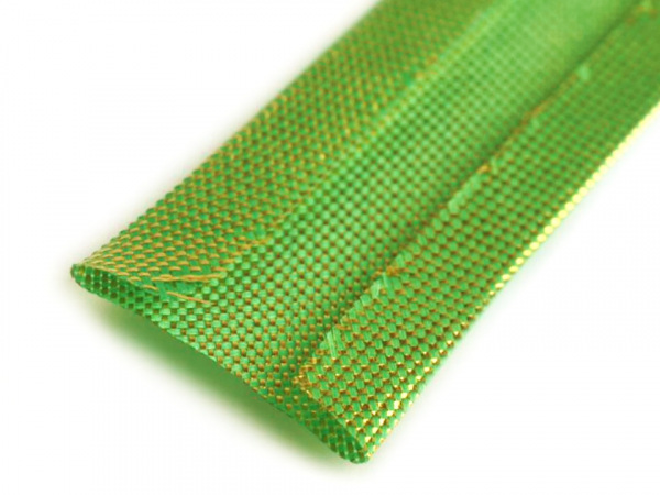 Šikmý proužek lurexový šíře 15 mm zažehlený nerozměřený