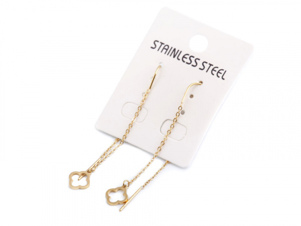 Provlékací náušnice z nerezové oceli