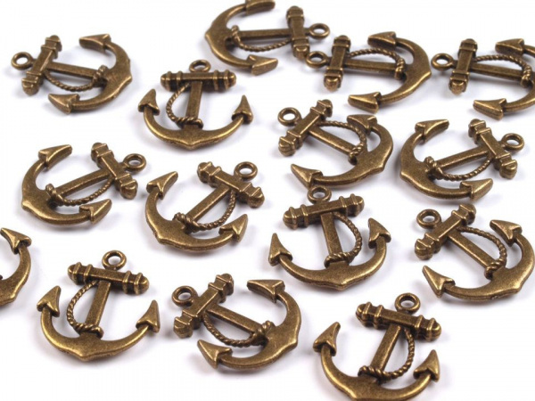 Přívěsek kotva 18x20 mm