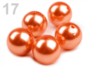 Plastové voskové korálky / perly Glance Ø20 mm