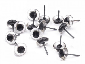 Skleněné oči k zapíchnutí Ø8 mm