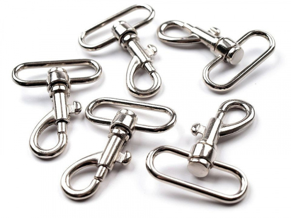 Kovová karabina s obrtlíkem průvlek 35 mm