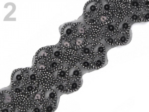 Flitrový prýmek šíře 45 mm nažehlovací