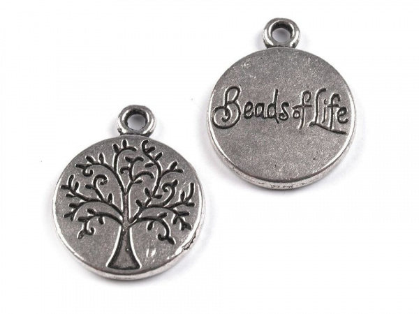 Přívěsek strom života Ø12mm placka