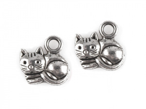 Přívěsek KOČKA 13x14mm