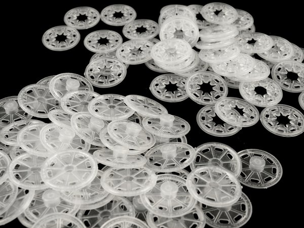 Plastové patentky / stiskací knoflíky Ø25 mm