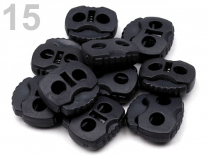 Brzdičky s dvěmi dírkami 20x20 mm