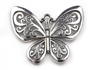 Přívěsek motýl 50x56 mm