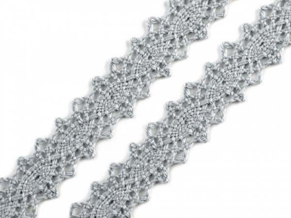 Krajka / vsadka paličkovaná šíře 12 mm