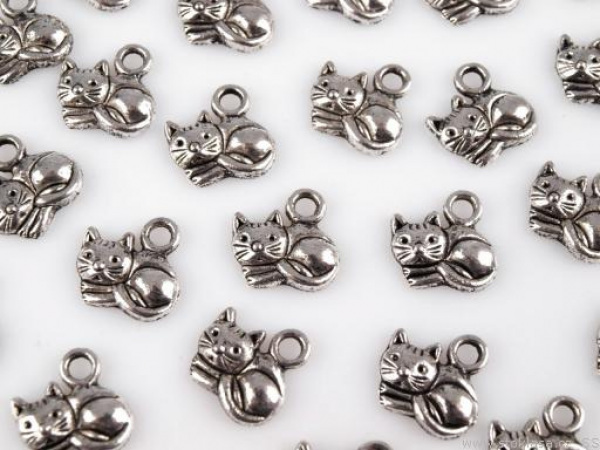 Přívěsek KOČKA 13x14mm
