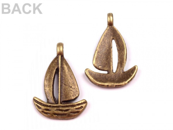 Přívěsek LODIČKA 12x19 mm