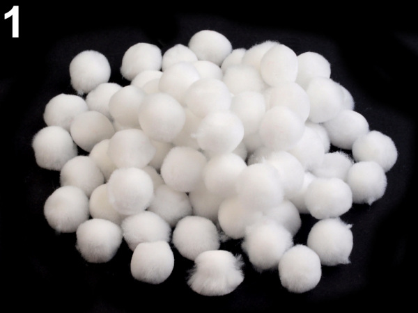 Plyšová bambulka Ø15 mm