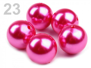 Plastové voskové korálky / perly Glance Ø20 mm