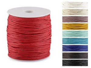 Šňůra bavlněná Ø1,8 mm voskovaná