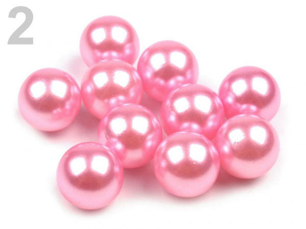 Dekorační kuličky / perly bez dírek Ø10 mm