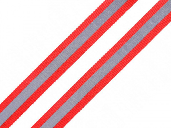 Reflexní páska šíře 26 mm na tkanině