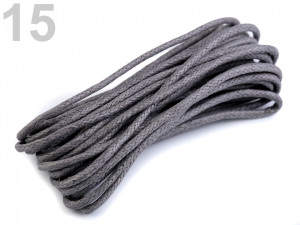 Šňůra bavlněná Ø2 mm voskovaná