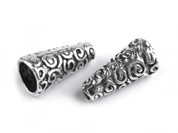 Kaplík / koncovka na šńůrku 9x18 mm