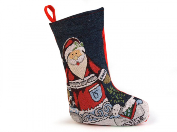Mikulášská / vánoční punčocha 25x39 cm s motivem