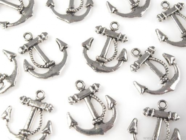 Přívěsek kotva 18x20 mm