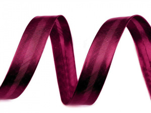 Šikmý proužek lurexový šíře 15 mm zažehlený nerozměřený