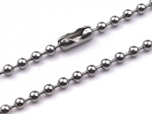 Řetízek kuličkový 0,3x60 cm z nerezové oceli
