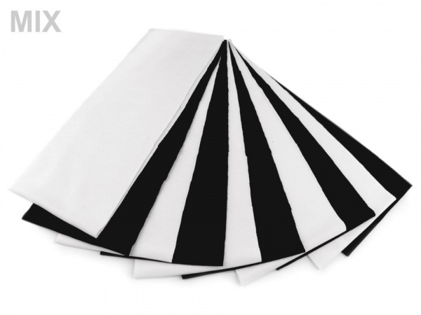 Elastický náplet žebrovaný 15x80 cm