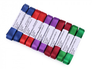 Atlasová stuha svazky po 5 m šíře 10 mm