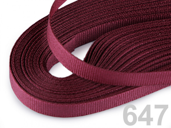 Stuha taftová šíře 6 mm